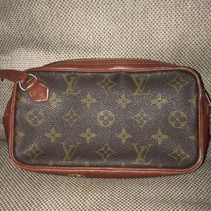 Authentic vintage Louis Vuitton Monogram Wristlet